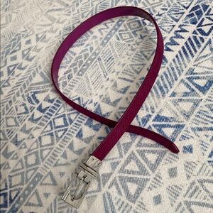 WHBM Purple Snakeskin Belt